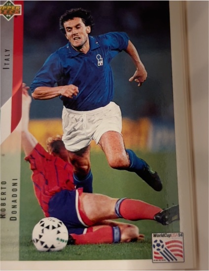 1994 Upper Deck World Cup #161 Roberto Donadoni — front