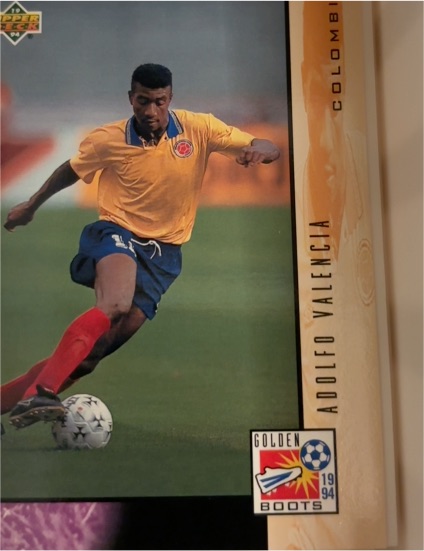1994 Upper Deck World Cup Contenders #328 Adolfo Valencia — front