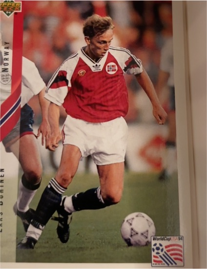 1994 Upper Deck World Cup #121 Lars Bohinen — front