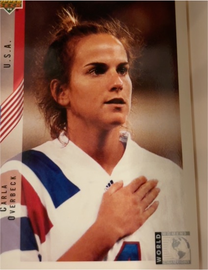 1994 Upper Deck World Cup #270 Carla Overbeck USA — front