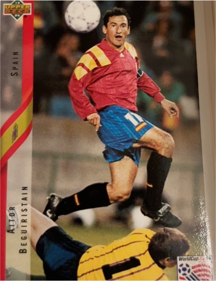1994 Upper Deck World Cup #188 Aitor Beguiristain — front