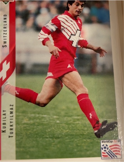 1994 Upper Deck World Cup Contenders #135 Kubilay Turkyilmaz — front