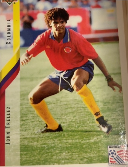 1994 Upper Deck World Cup #60 John Trellez — front