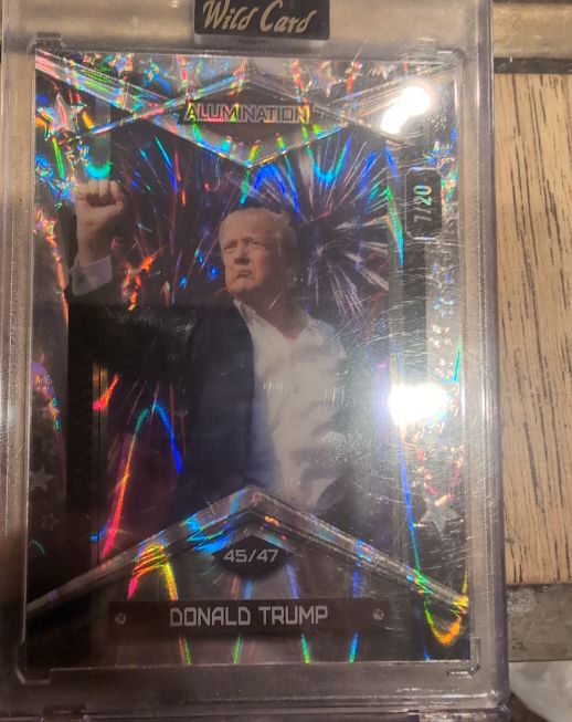 2025 Wild Card Alumination #45/47 Donald Trump — front