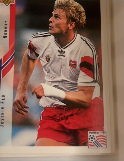 1994 Upper Deck World Cup #124 Jostein Flo — front