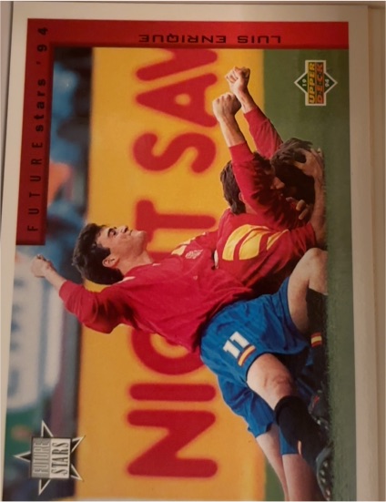 1994 Upper Deck World Cup #286 Luis Enrique — front