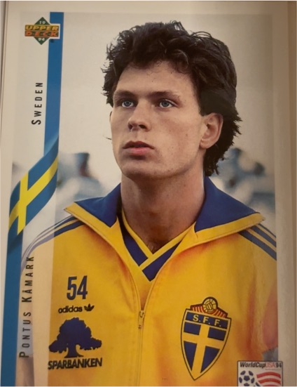 1994 Upper Deck World Cup #99 Pontus Kamark — front