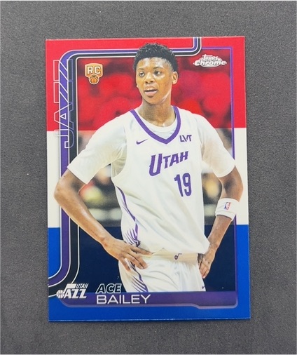 2025-26 Topps Chrome #255 Ace Bailey — front