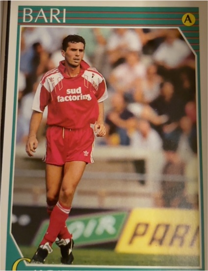 1992 Score Italian Soccer League #36 Domenico Progna — front