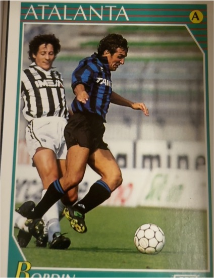 1991 Score Italian League #19 Roberto Bordin — front