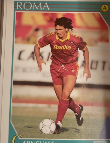 1991-92 Score Italian League #225 Andrea Carnevale — front