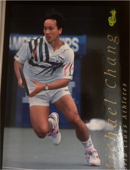 1992 Classic World Class Athletes #36 Michael Chang — front