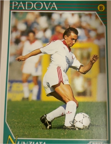 1992 Score Italian League #321 Carmine Nunziata Padova — front