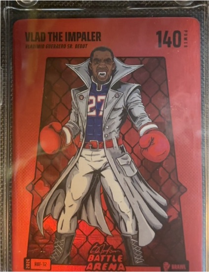 2026 Bo Jackson Battle Arena #RBF-32 Vlad The Impaler Vladimir Guerrero Sr. Debut — front