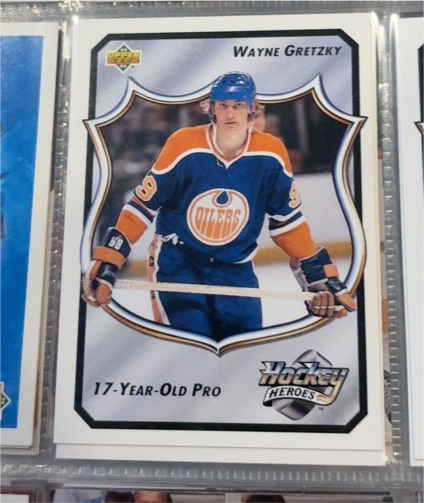 1992-93 Upper Deck Hockey Heroes #11 Wayne Gretzky — front
