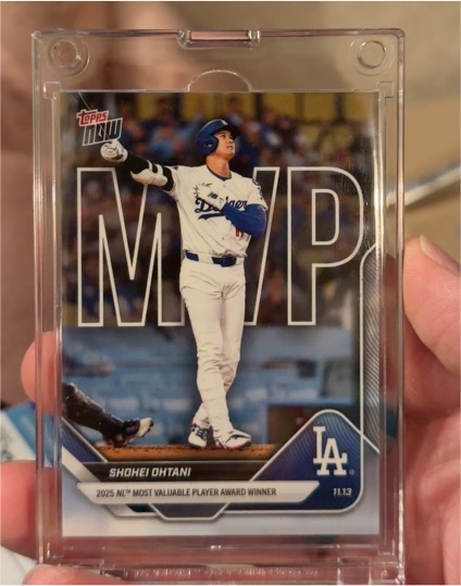 2025 Topps Now #OS-7 Shohei Ohtani — front