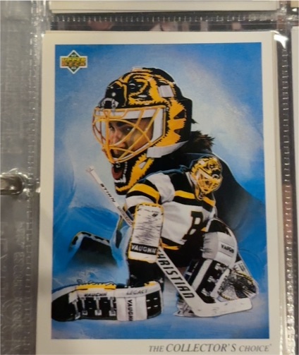 1992-93 Upper Deck #1 Andy Moog — front