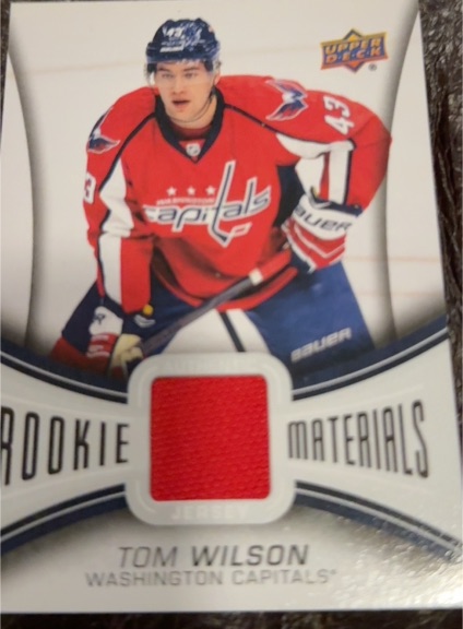 2013-14 Upper Deck Rookie Materials #RMTW Tom Wilson — front