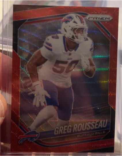 2025 Panini Prizm #9 Greg Rousseau — front