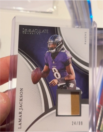2025 Panini Immaculate #72 Lamar Jackson — front