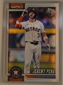 2026 Topps Series 1 #307 Jeremy Peña — front
