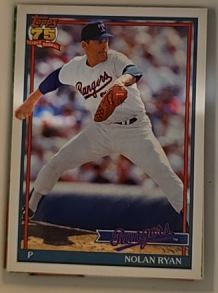 2026 Topps Series 1 1991 Throwback Insert #T91-97 Nolan Ryan — front