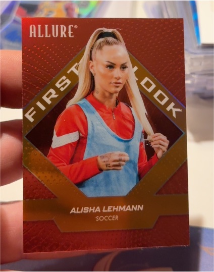 2025 Upper Deck Allure SE #126 Alisha Lehmann First Look — front