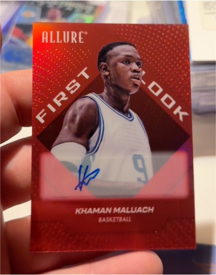 2025 Upper Deck Allure SE First Look #113 Khaman Maluach — front