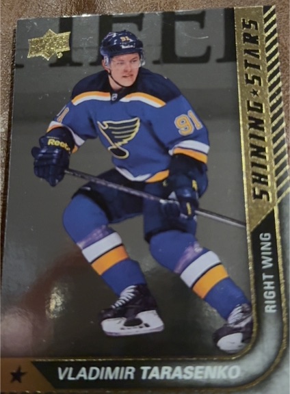2015-16 Upper Deck Shining Stars #SS40 Vladimir Tarasenko — front