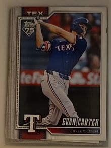 2026 Topps Series 1 #110 Evan Carter — front