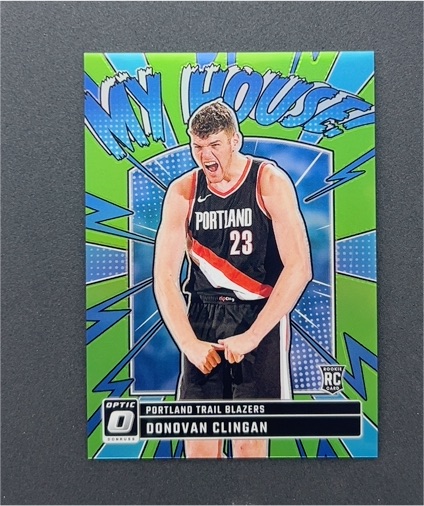 2024-25 Panini Donruss Optic #1 Donovan Clingan My House Rookie — front