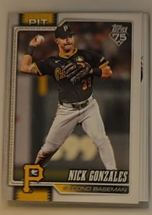 2026 Topps Series 1 #119 Nick Gonzales — front