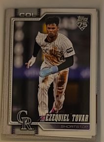 2026 Topps Series 1 #136 Ezequiel Tovar — front