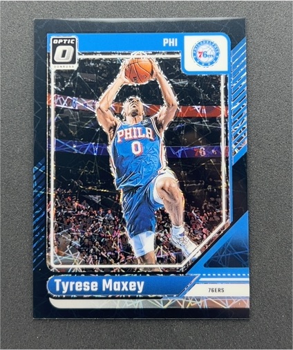 2024-25 Panini Donruss Optic #135 Tyrese Maxey — front