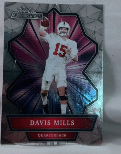 2021 Wild Card Alumination #ABC-67 Davis Mills — front