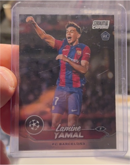 2023-24 Topps Stadium Club Chrome #27 Lamine Yamal — front