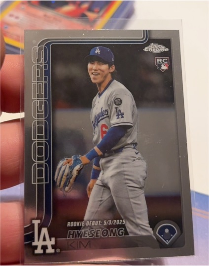 2025 Topps Chrome Update #USC149 Hyeseong Kim — front