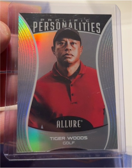 2025 Upper Deck Allure SE #PP-10 Tiger Woods Prolific Personalities — front