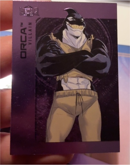 2025 SkyBox Metal Universe Batman #152 Orca Purple FX — front