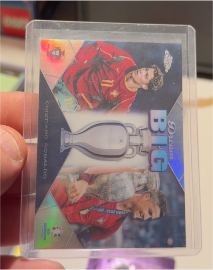 2024 Topps Chrome UEFA Euro #DB-7 Cristiano Ronaldo Dream Big — front