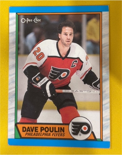 1989-90 O-Pee-Chee #115 Dave Poulin — front