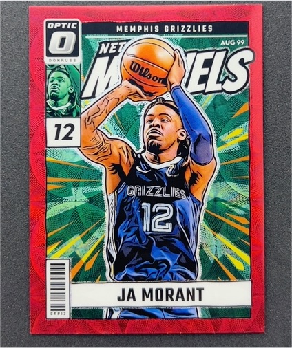 2024-25 Panini Donruss Optic #10 Ja Morant Net Marvels — front