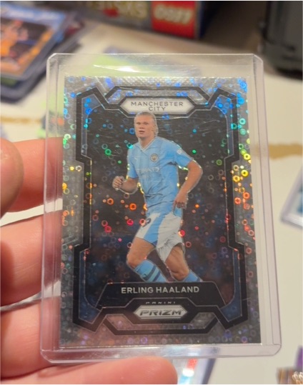 2023-24 Panini Prizm Premier League #3 Erling Haaland — front