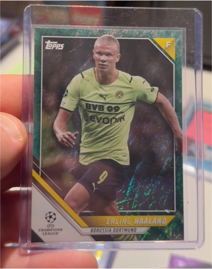 2021-22 Topps UEFA Champions League #1 Erling Haaland — front