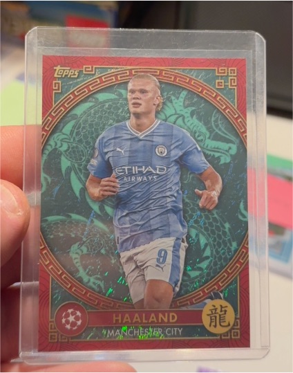 2023-2024 Topps UEFA Competitions #NY-1 Erling Haaland Chinese New Year — front