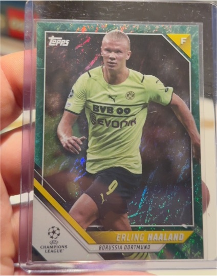 2021-22 Topps UEFA Champions League #1 Erling Haaland — front