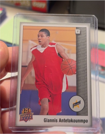2014 Upper Deck 25th Anniversary #127 Giannis Antetokounmpo — front