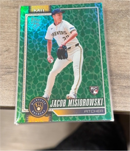 2026 Topps Series 1 #10 Jacob Misiorowski — front