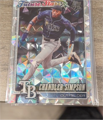 2026 Topps Series 1 #342 Chandler Simpson Future Stars Diamante Foil — front