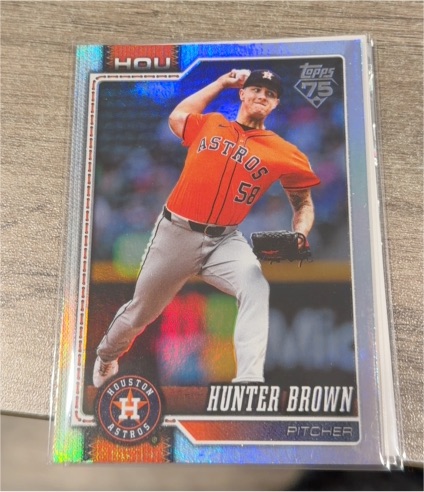 2026 Topps Series 1 #264 Hunter Brown — front